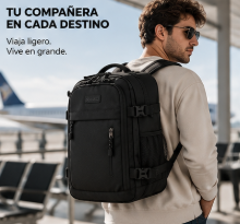 Mochila de viaje con cargardo incluido